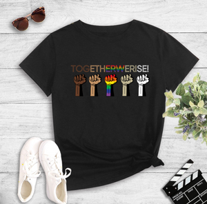 Together We Rise T-Shirt - Jazzi D's Hometown Tees