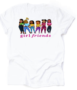 All Grown Up Female Cartoon Character T-Shirt - Jazzi D's Hometown Tees